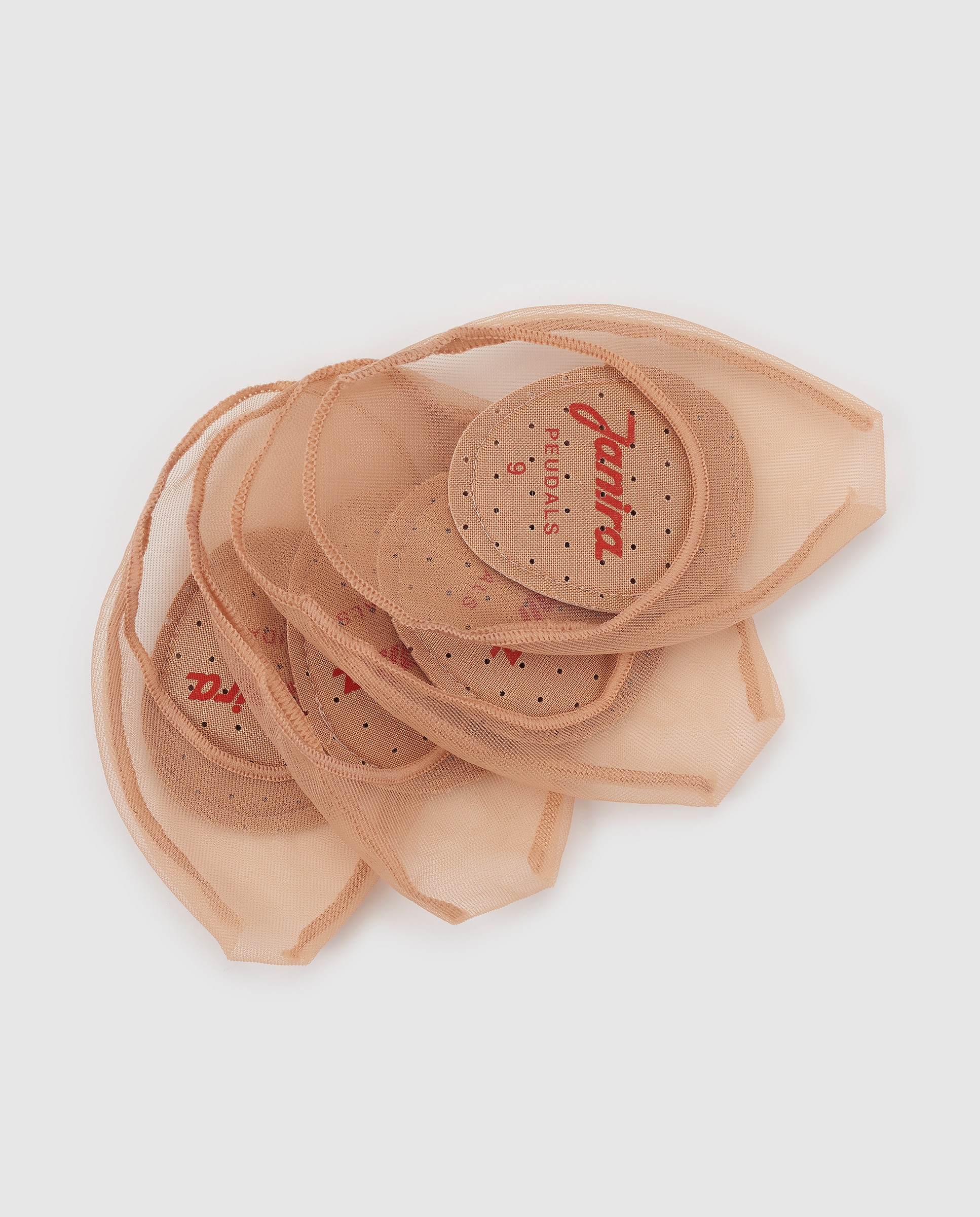 Pack de dois pares de pezinhos de mulher Janira com palmilha Bege-1