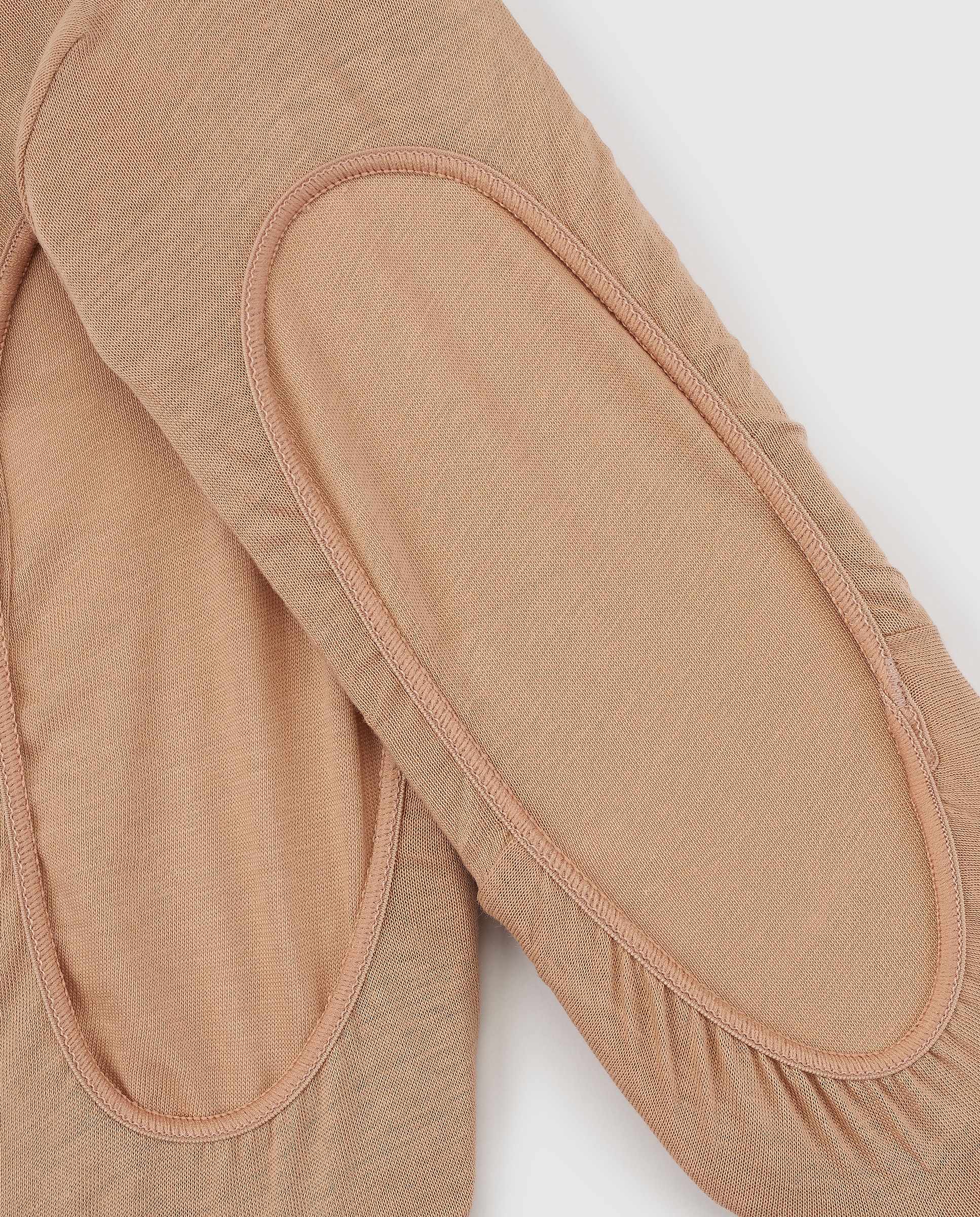 Pack de dois pares de pezinhos de mulher Janira lisos Bege-2