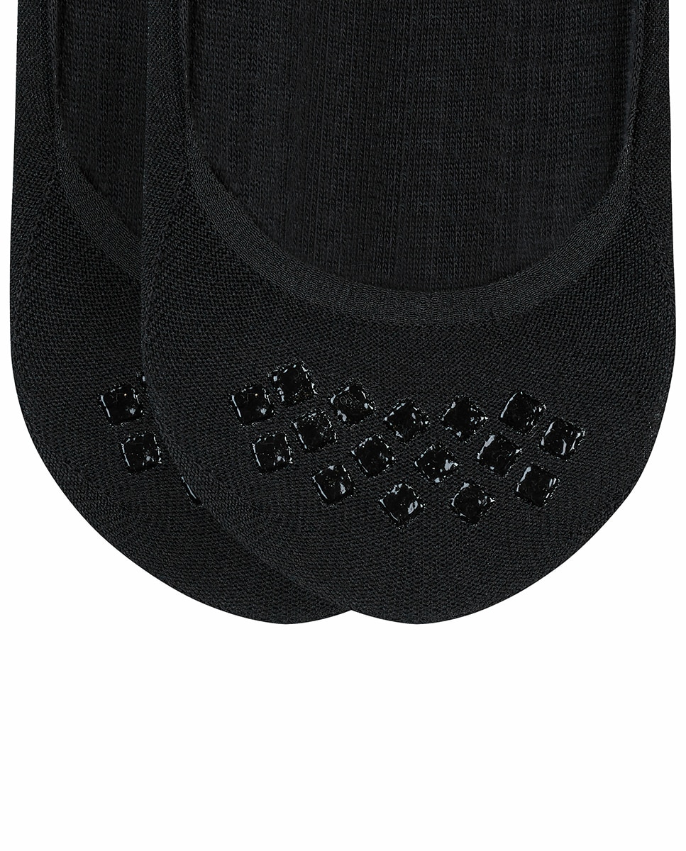 Pinkies de mujer básico con silicona - Burlington - Verde Negro-4