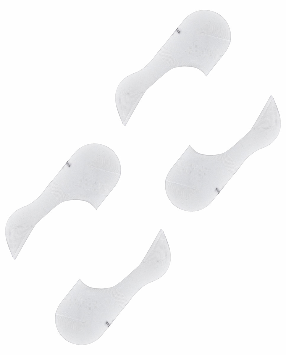 Pinkies de mujer básico con silicona - Burlington - Blanco Blanco-3