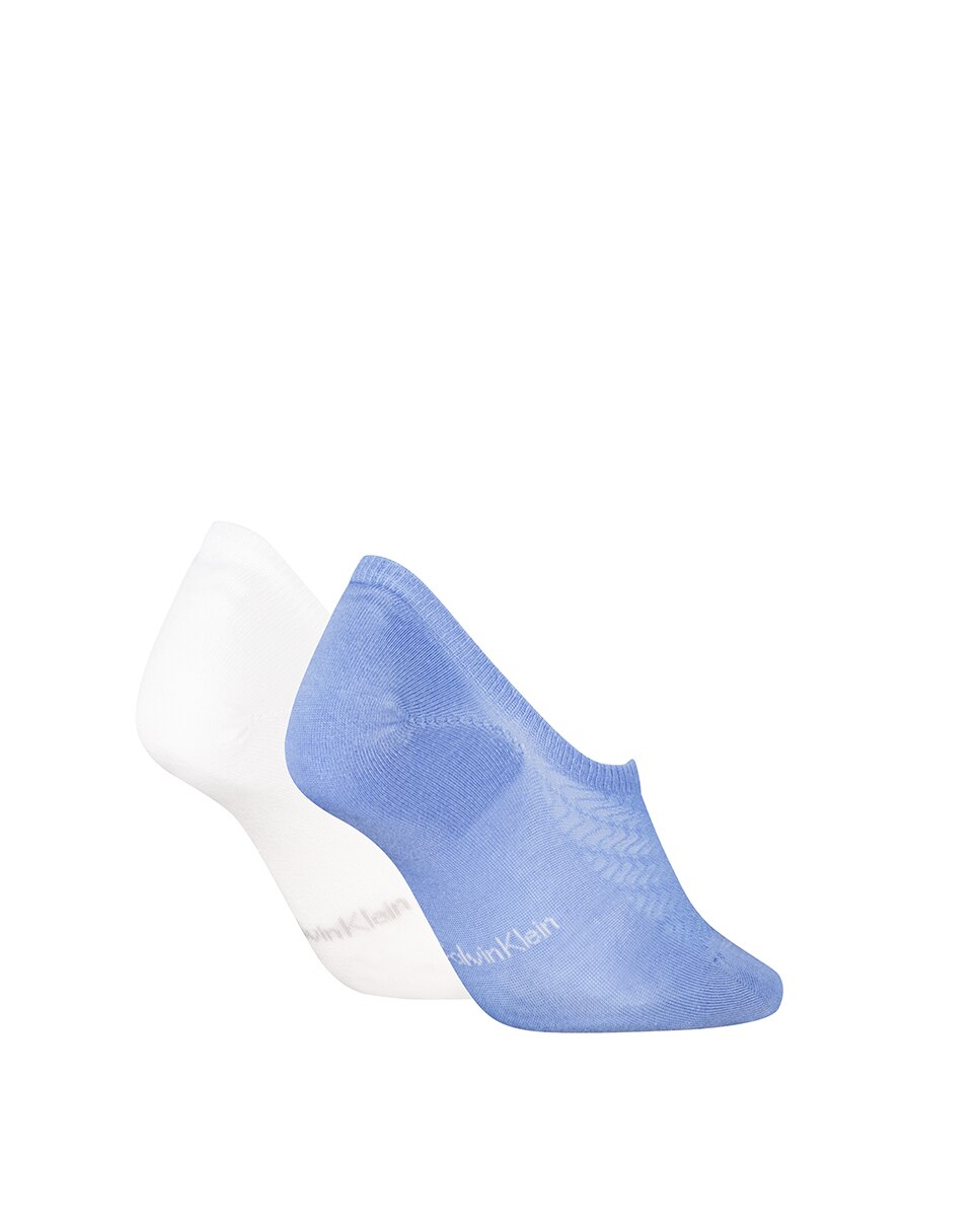 Meias Invisíveis (Pack de 2 Pares) Azul-claro-2