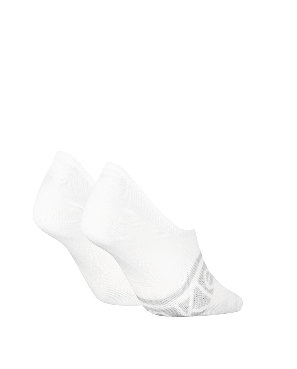Meias Invisíveis (Pack de 2 Pares) Branco-2