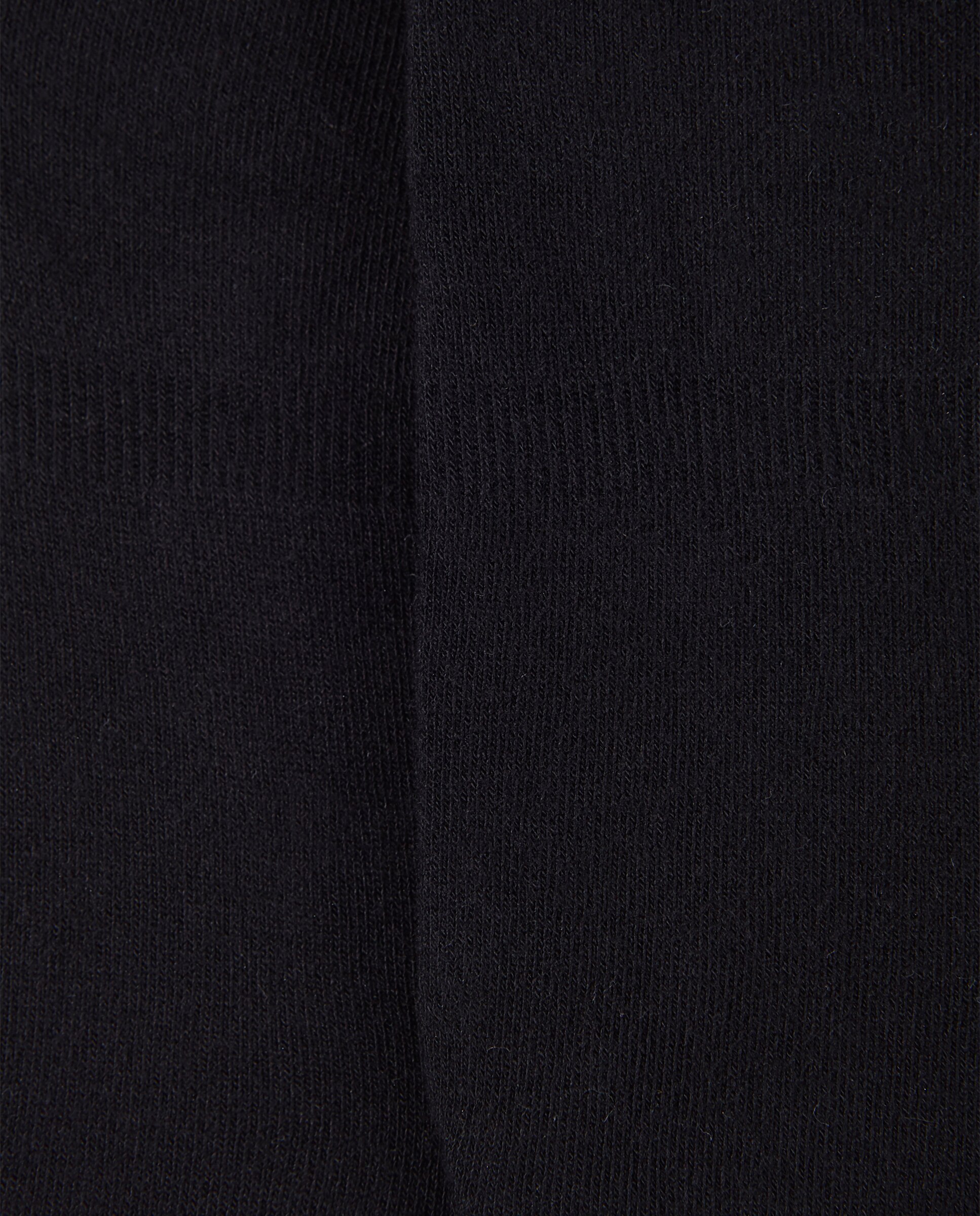 Pack de 3 pares de pinkies de mujer Filodoro en algodón - Negro Negro-3