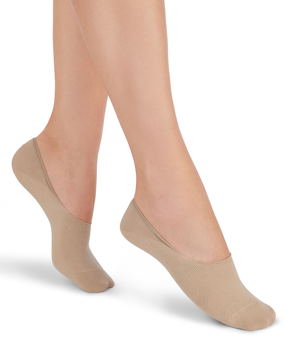 Pack de 3 pares de pezinhos de mulher Filodoro em algodão Natural-2