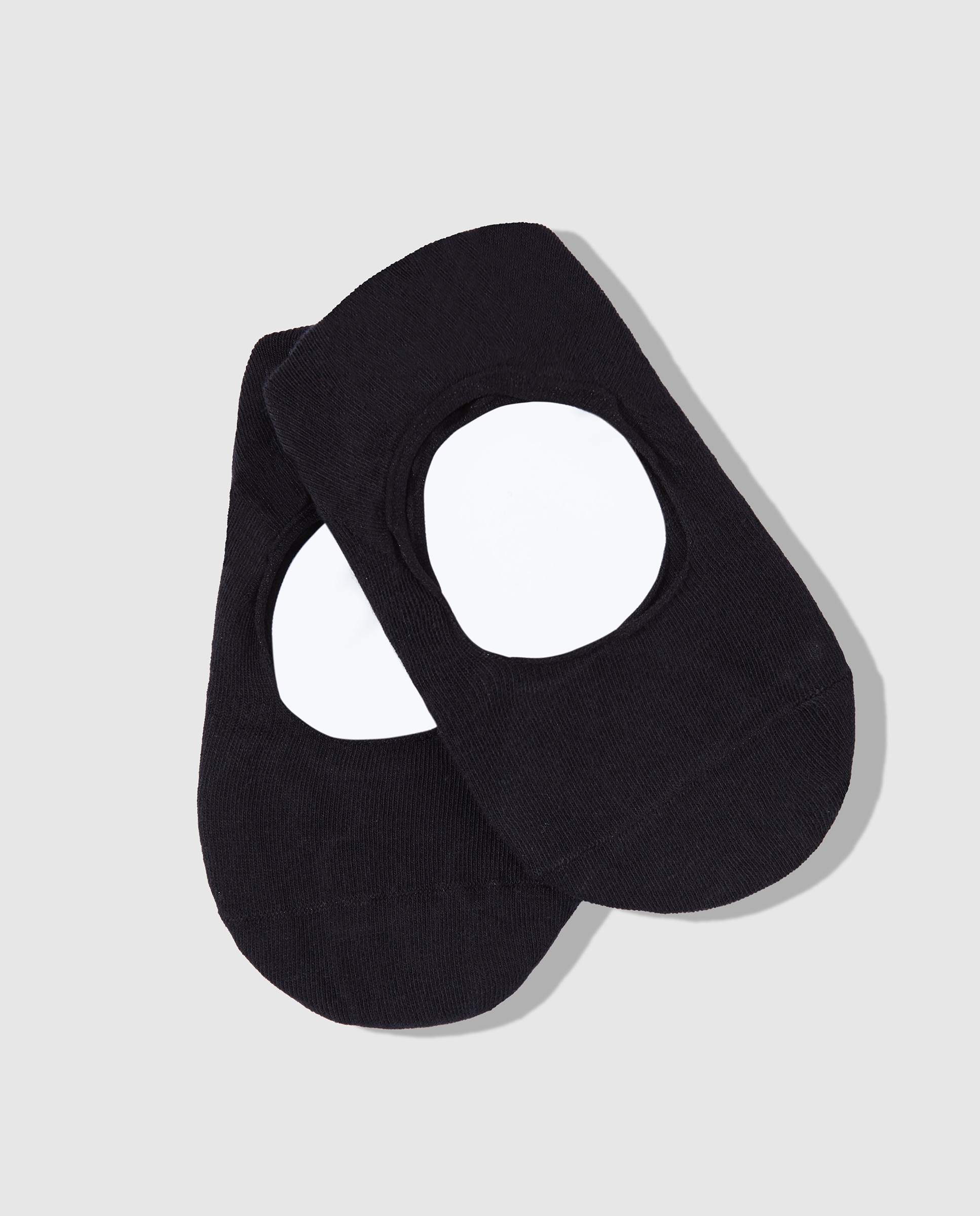 Pack de 3 pares de pezinhos de mulher Filodoro em algodão Preto-2