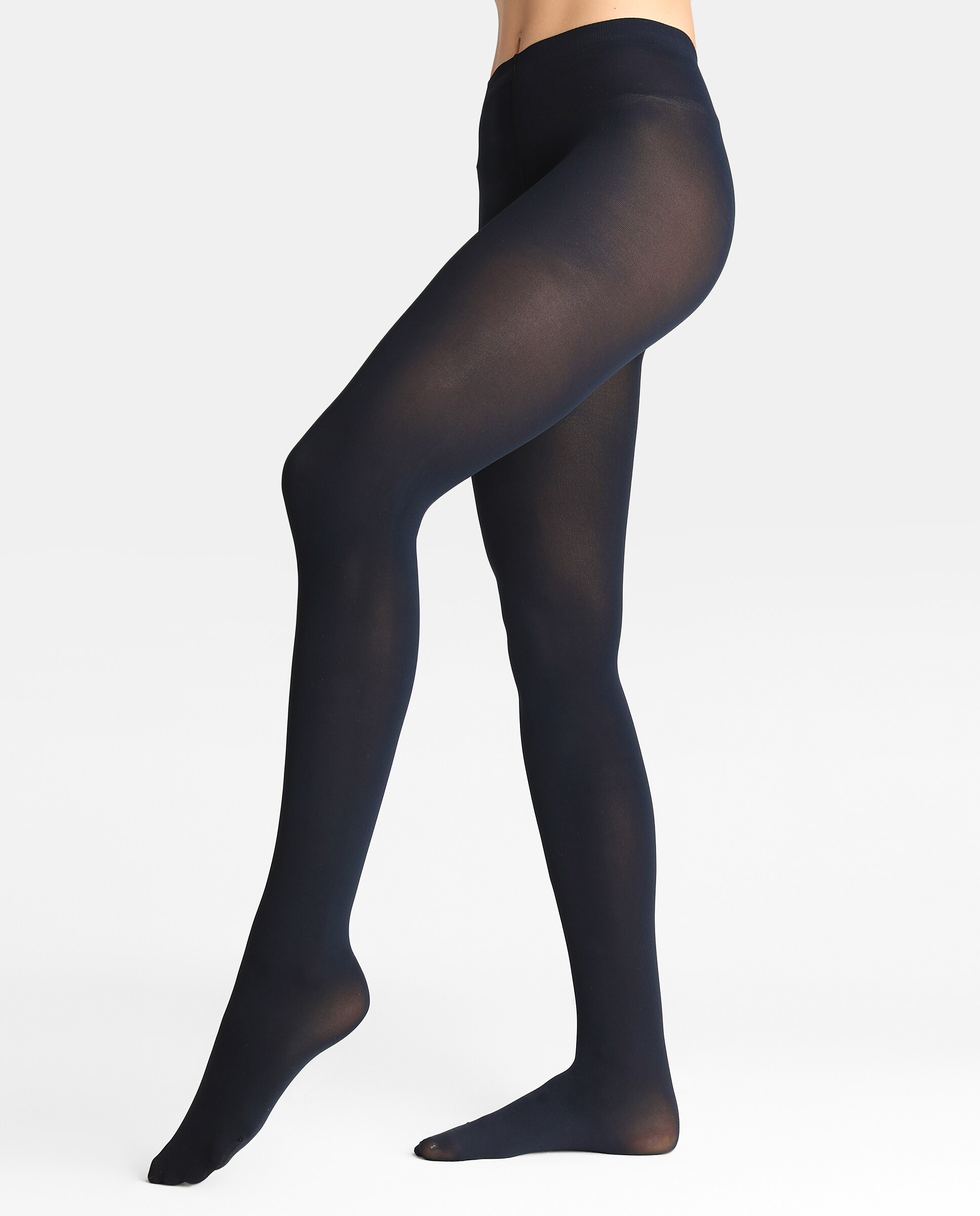 Collants opacos e mate de 100 deniers de mulher Falke Azul-marinho-2