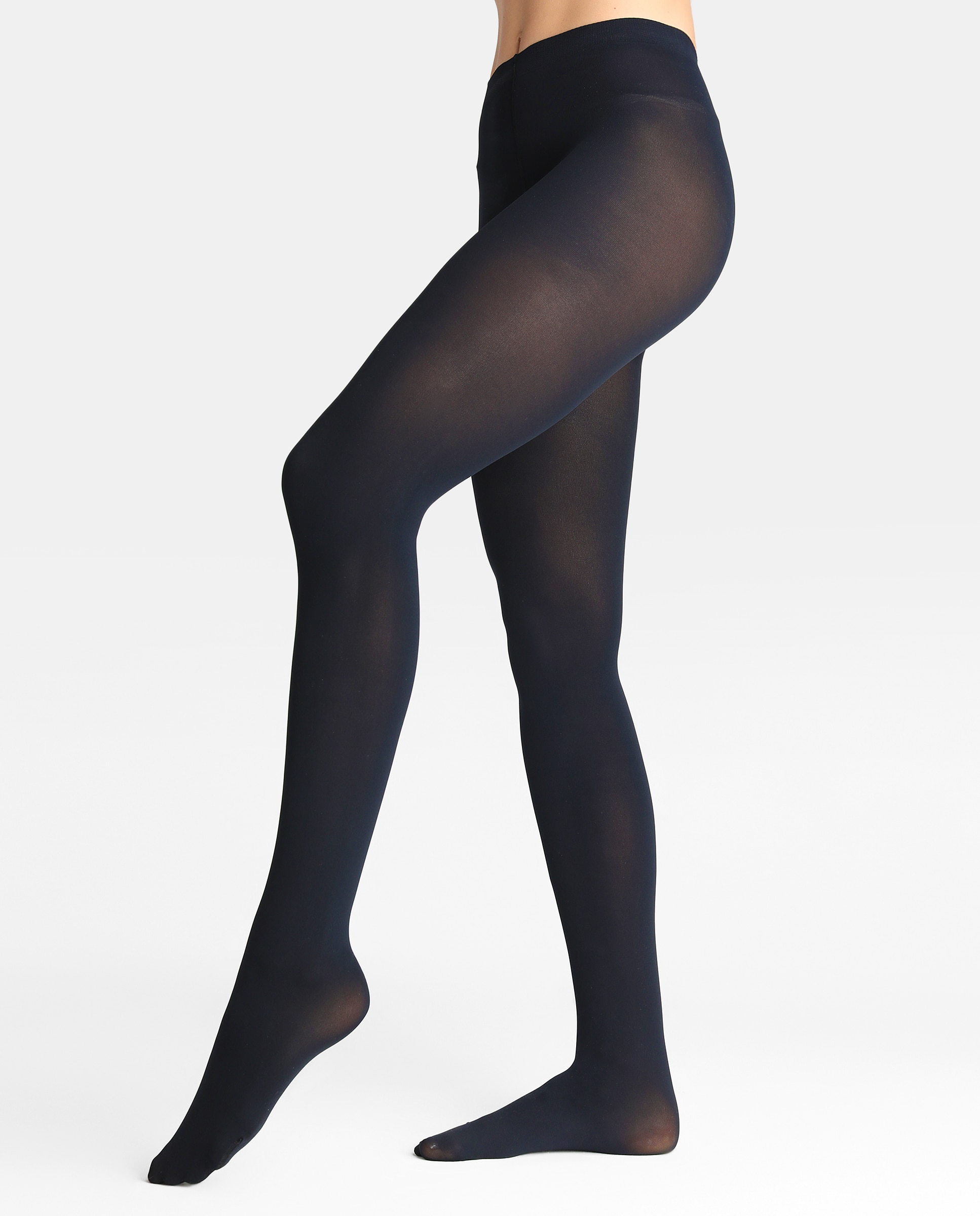 Collants opacos e mate de 100 deniers de mulher Falke Azul-marinho-3