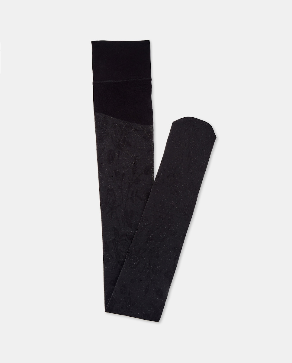 Collants Moda Preto-1