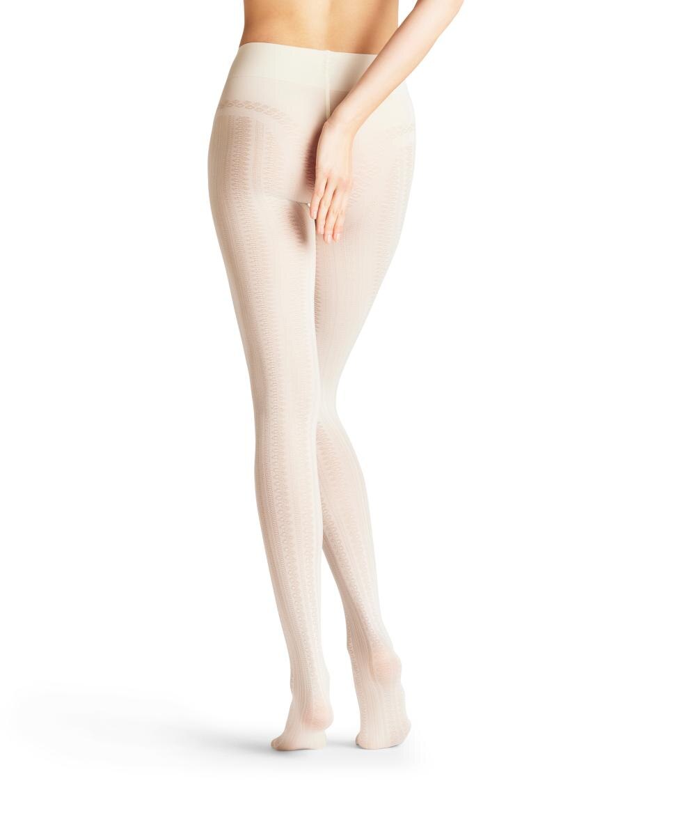 Collants de Cintura Subida com Fantasia Cru-3