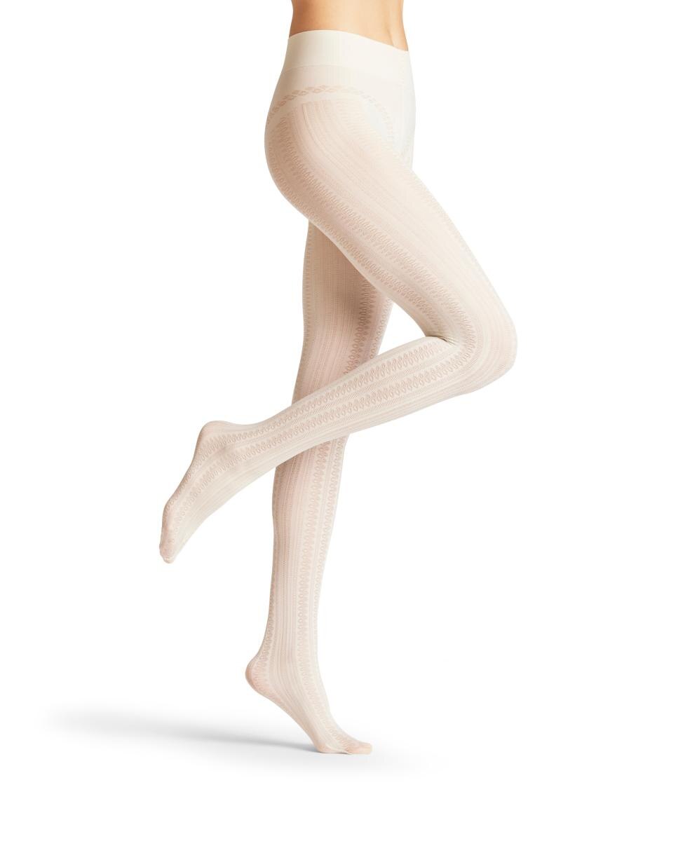 Collants de Cintura Subida com Fantasia Cru-4
