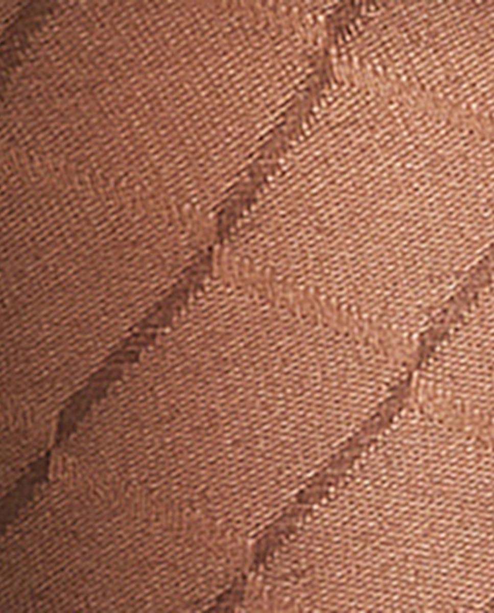Collants Semi Opacos com Estampado Castanho-8