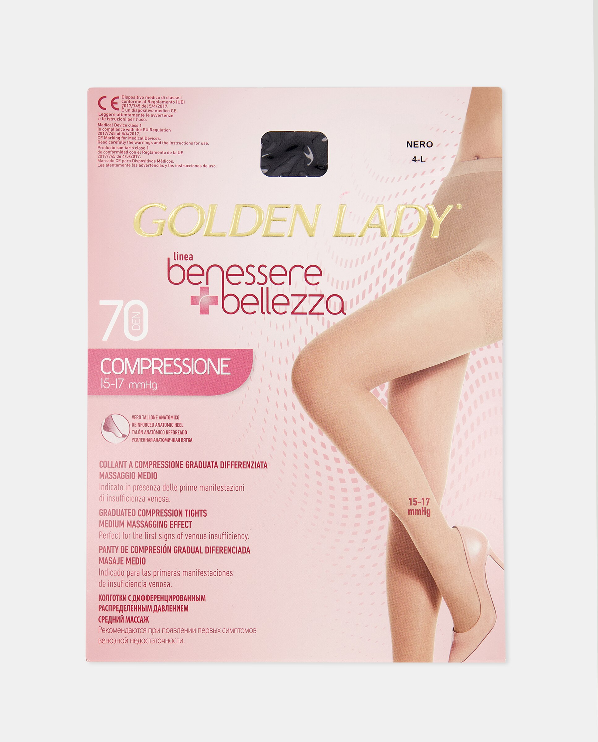 Panty de descanso - Golden Lady - Negro Negro-2