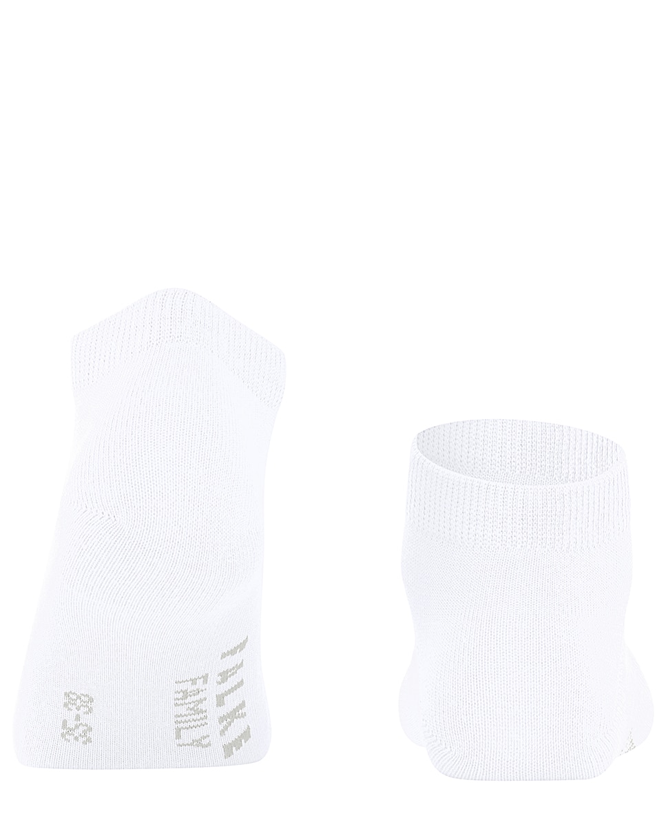 Meias pelo tornozelo básicas Branco-3