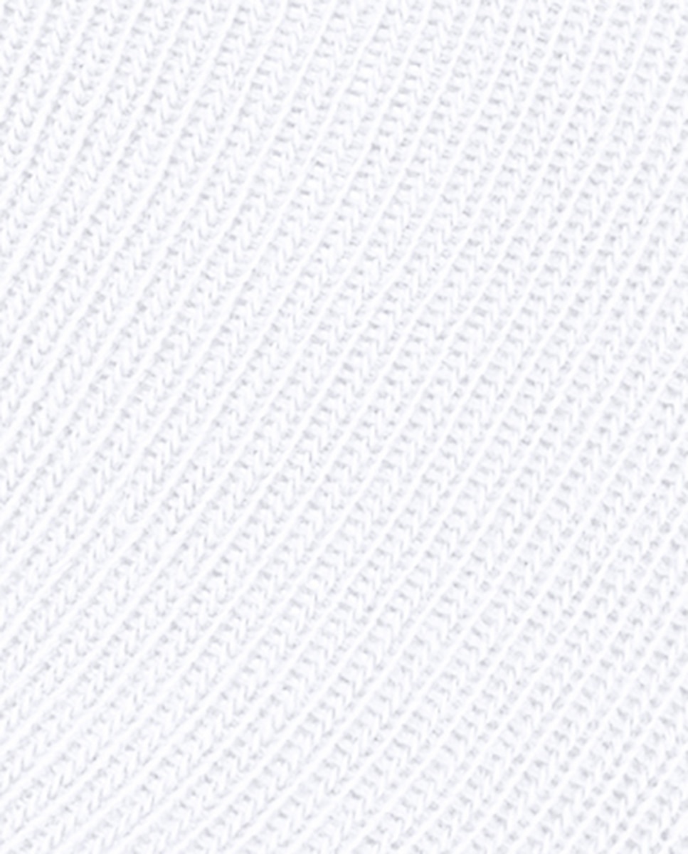 Meias pelo tornozelo básicas Branco-6