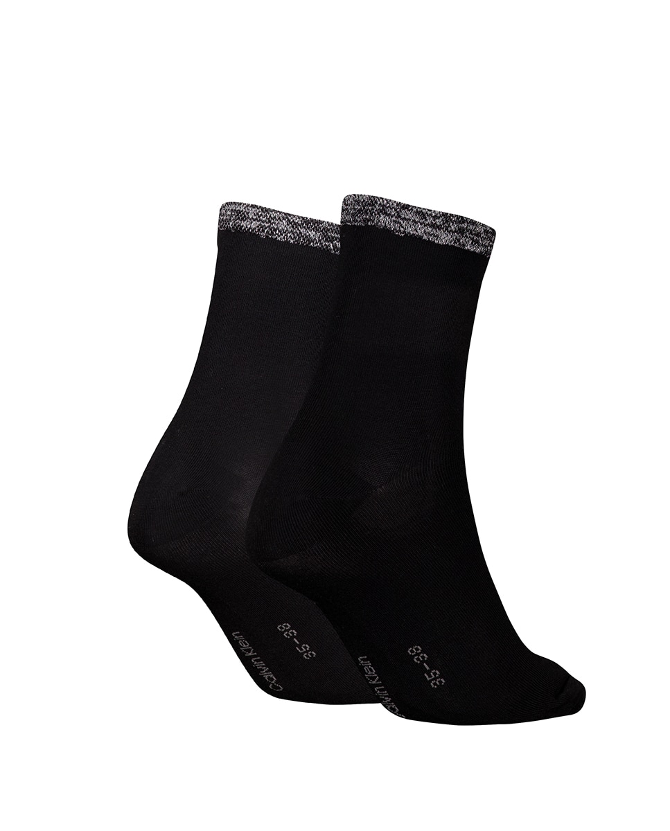 Pack de 2 Pares de Meias Curtas Preto-2