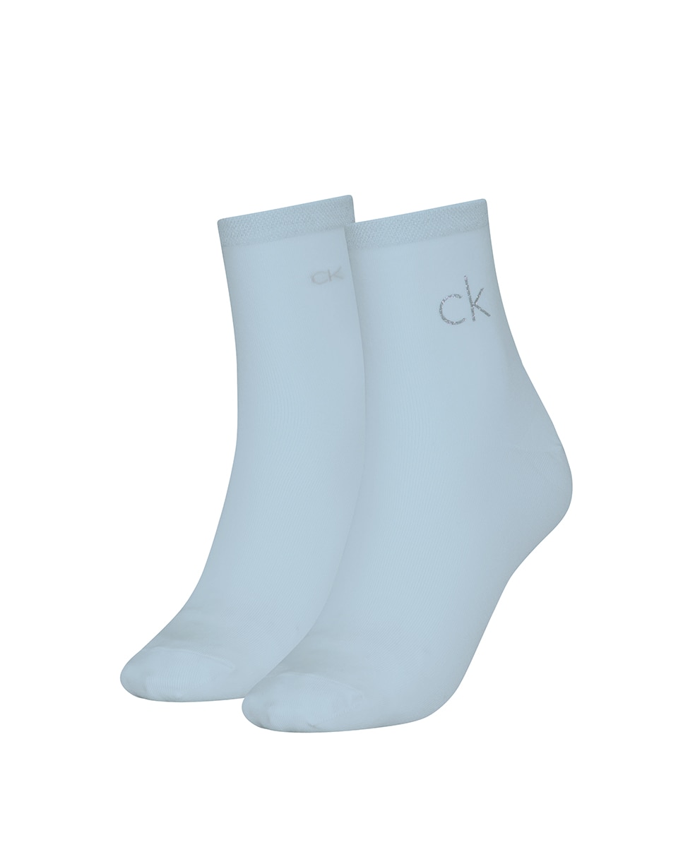 Pack de 2 Pares de Meias Curtas Azul-claro-1