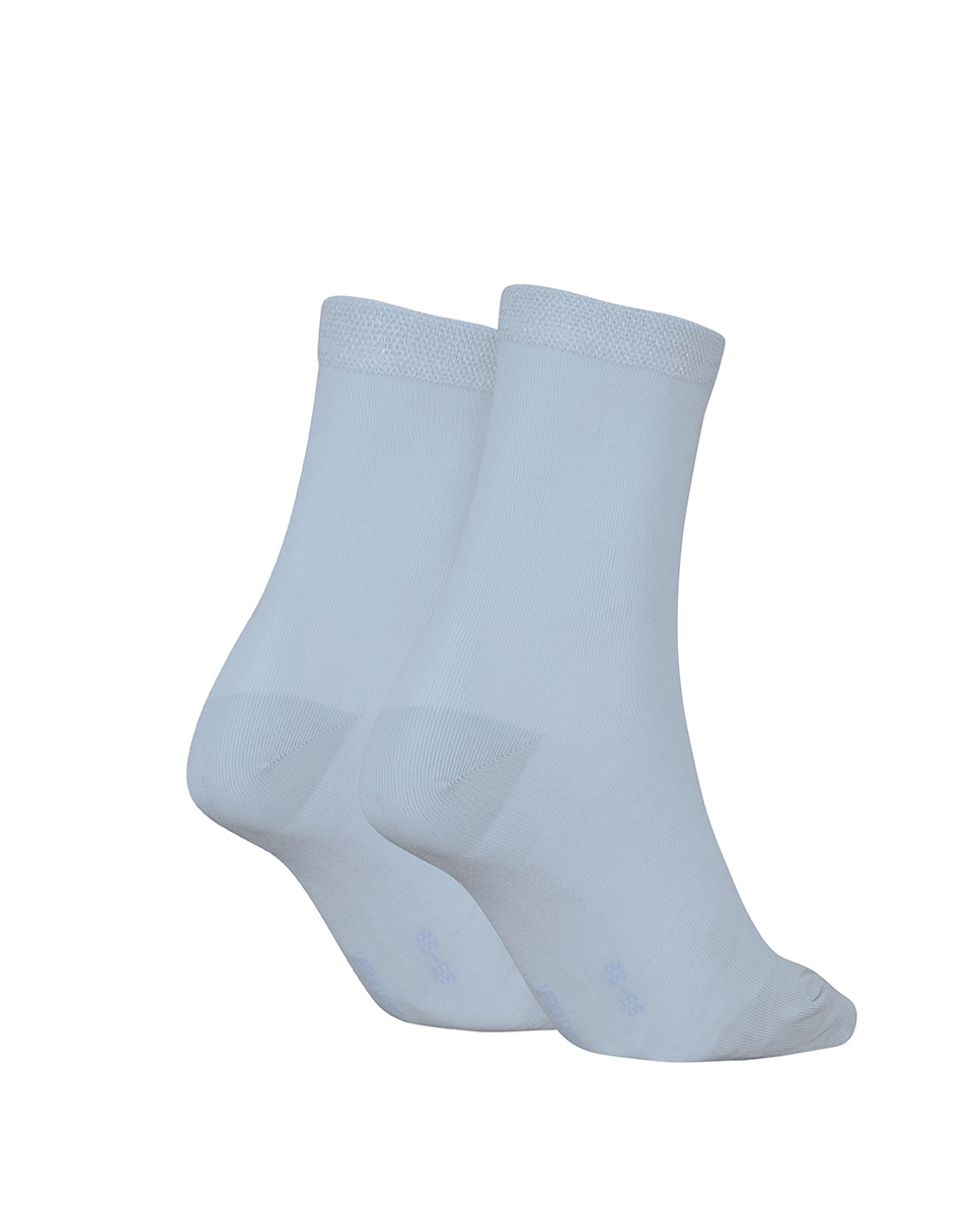 Pack de 2 Pares de Meias Curtas Azul-claro-2