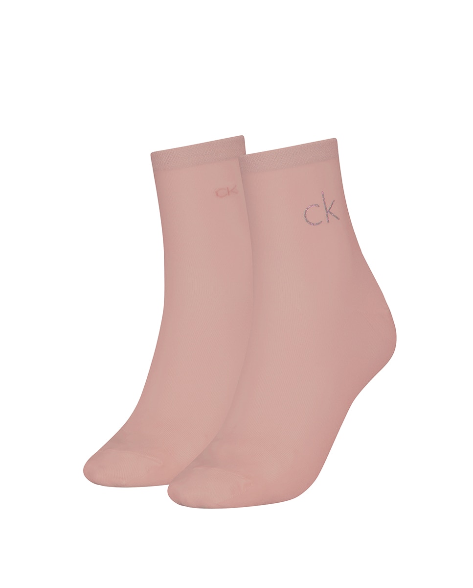 Pack de 2 Pares de Meias Curtas Salmão-1