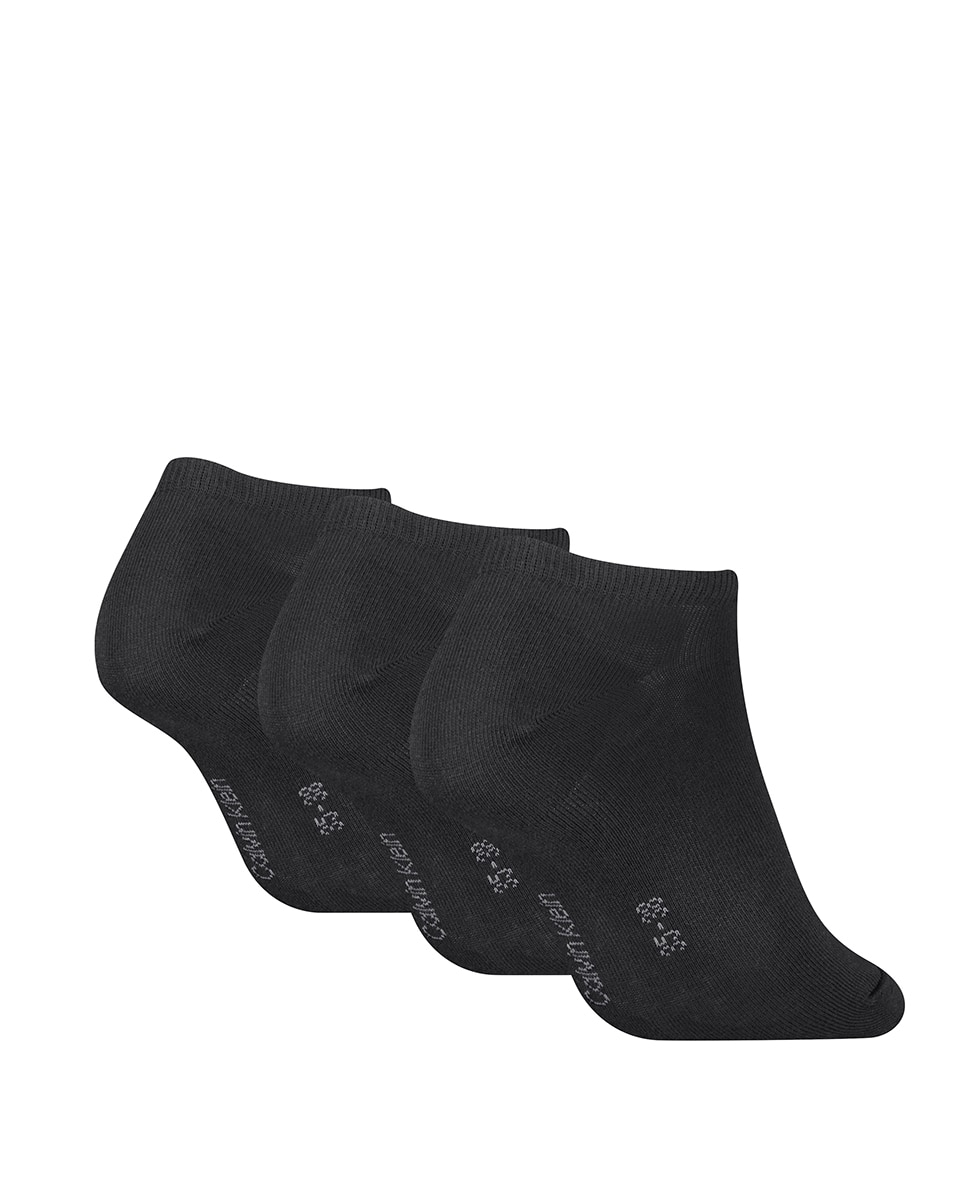 Meias pelo Tornozelo (Pack de 3 Pares) Preto-2