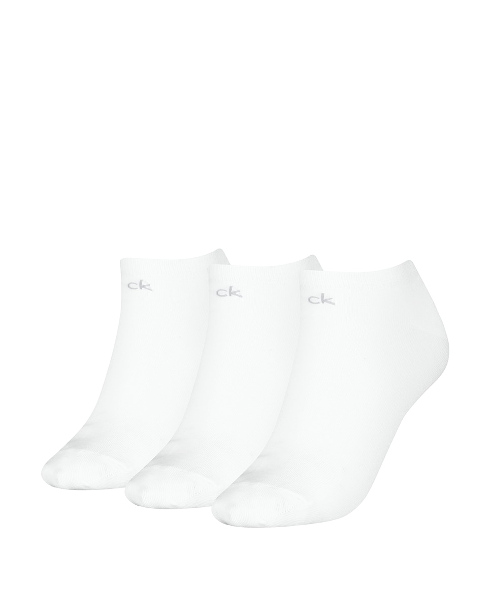 Meias pelo Tornozelo (Pack de 3 Pares) Branco-1
