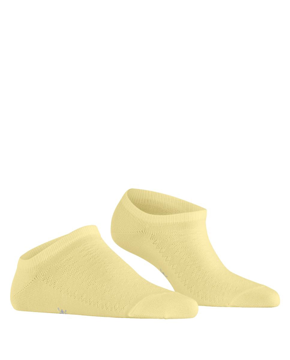 Meias pelo Tornozelo de Lyocell Amarelo-1