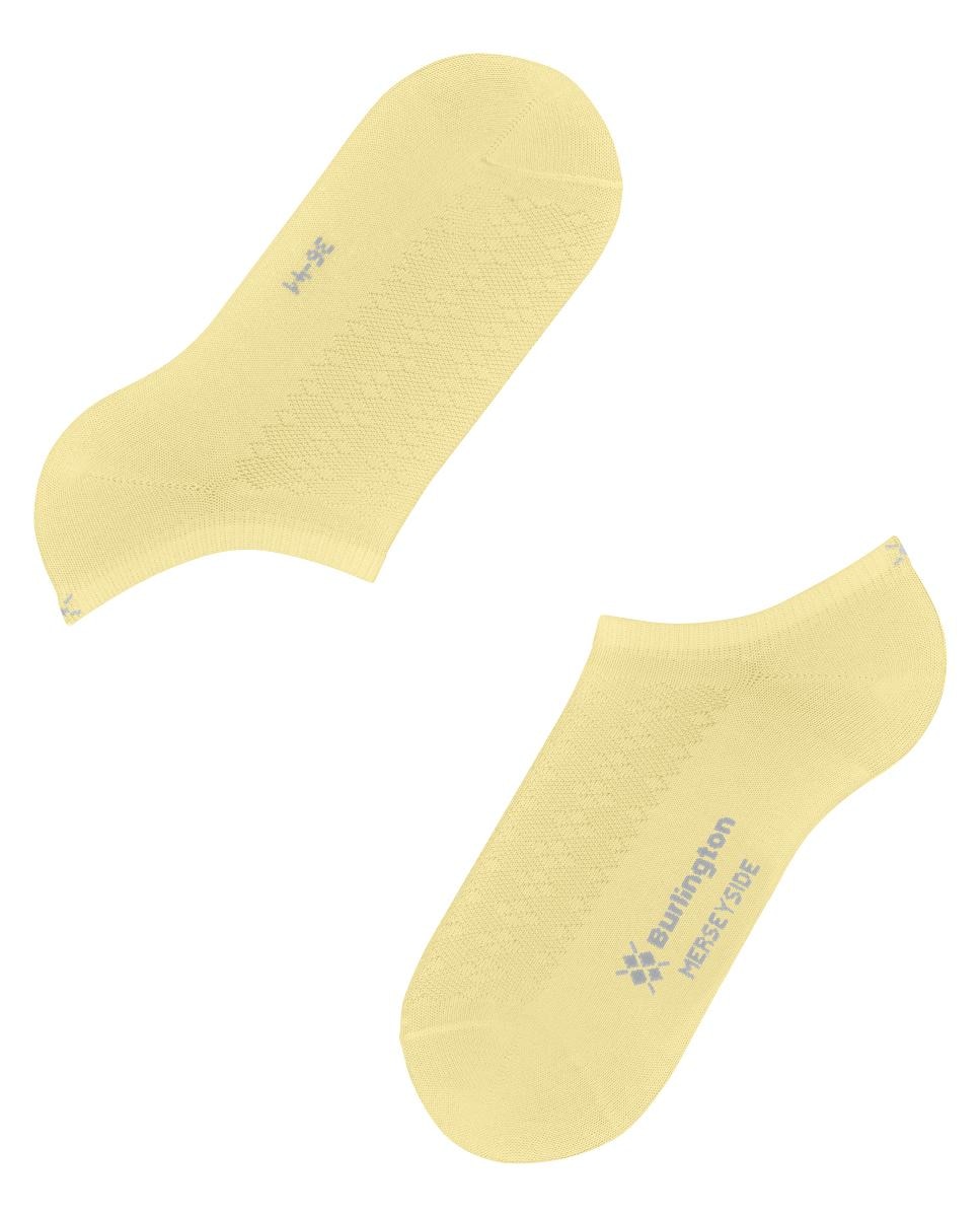 Meias pelo Tornozelo de Lyocell Amarelo-4