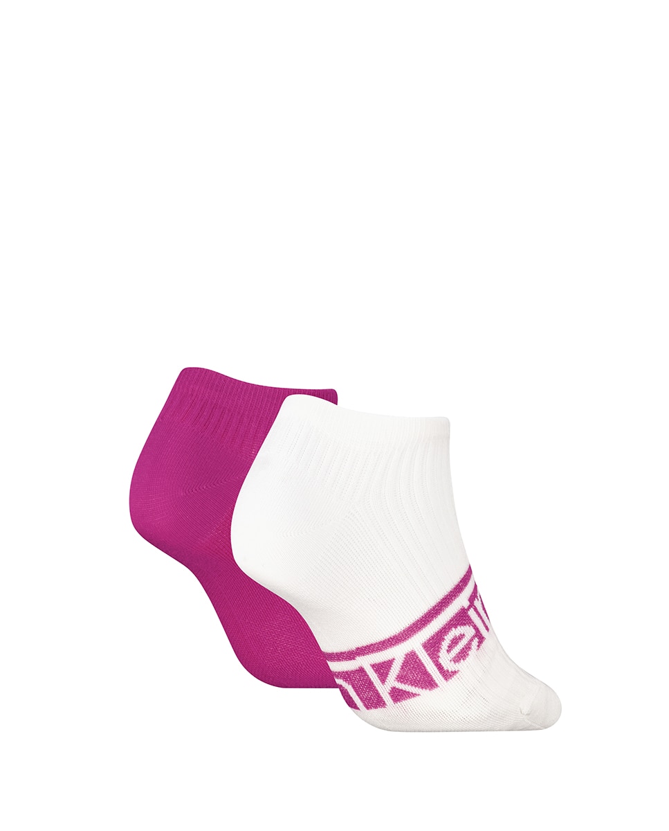 Meias pelo Tornozelo (Pack de 2 Pares) Fúcsia-2
