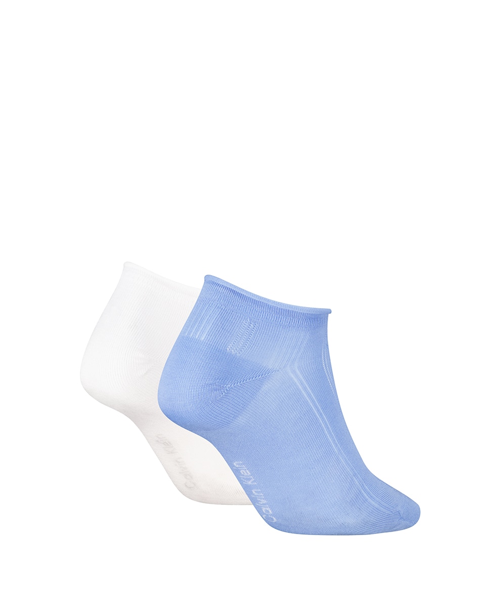 Meias pelo Tornozelo (Pack de 2 Pares) Azul-claro-2