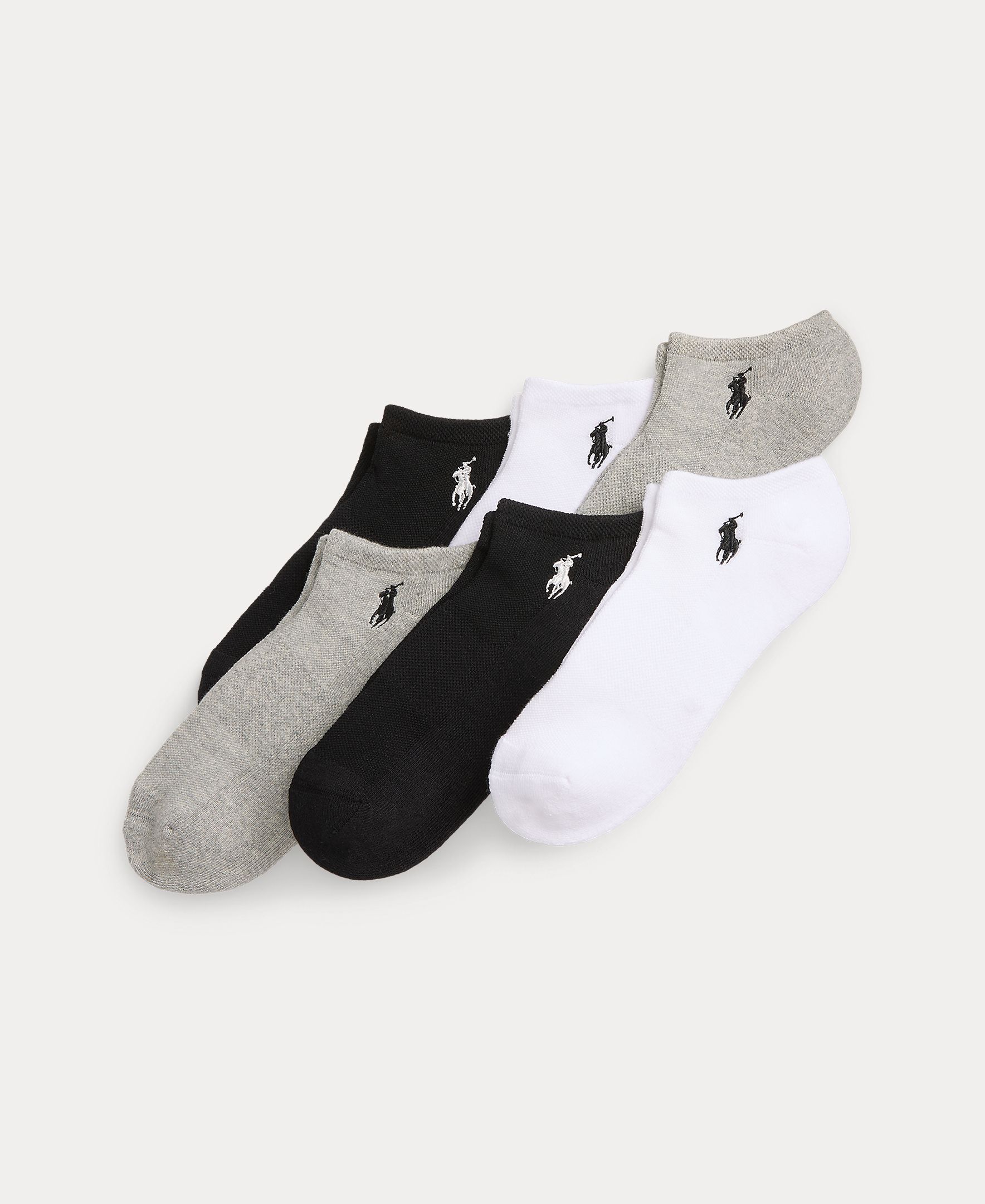 Imagem 0 de Pack de 6 Pares de Meias Curtas com Cavalo Bordado - Multicolor