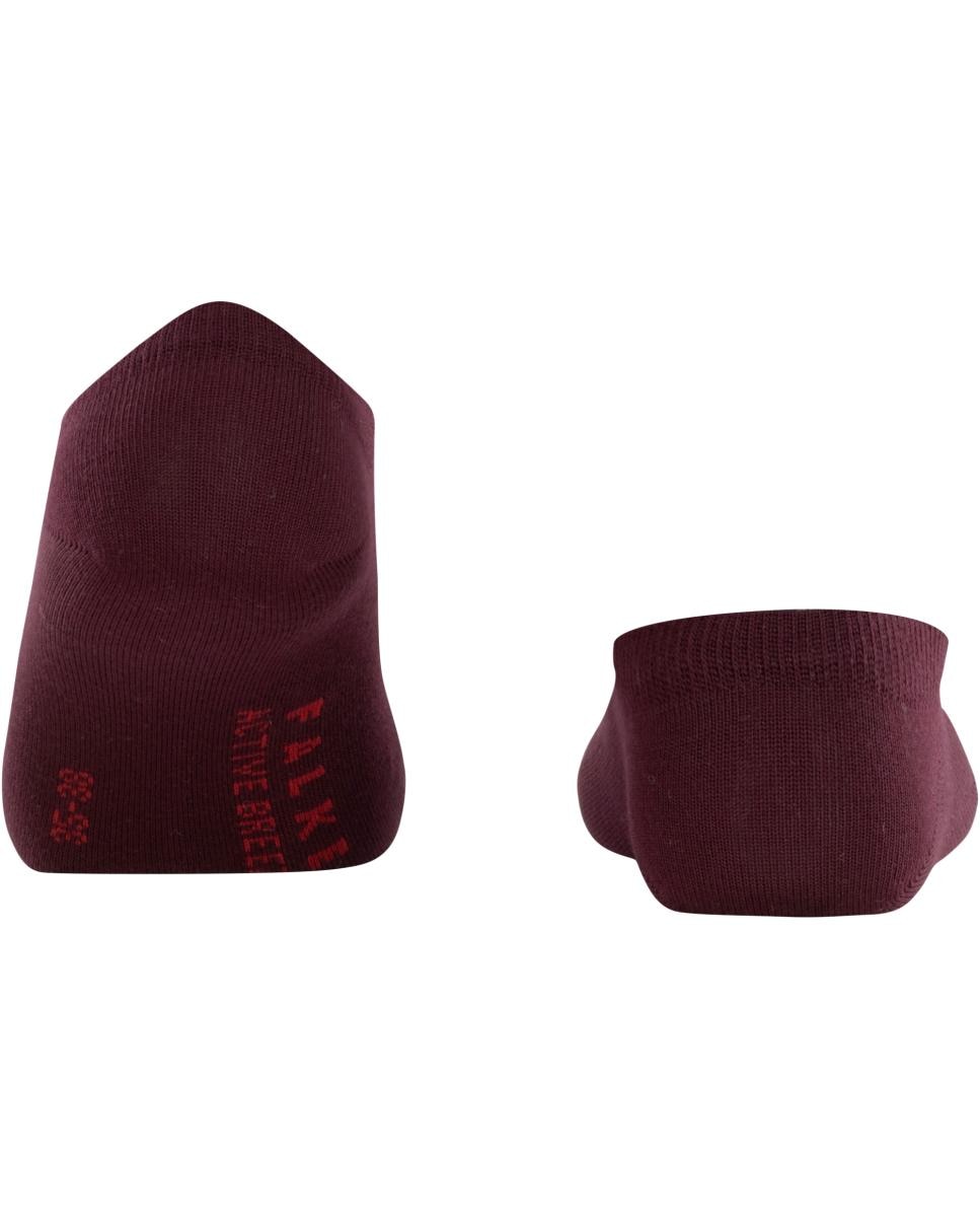 Meias pelo Tornozelo de Tencel Vermelho/Grená-2