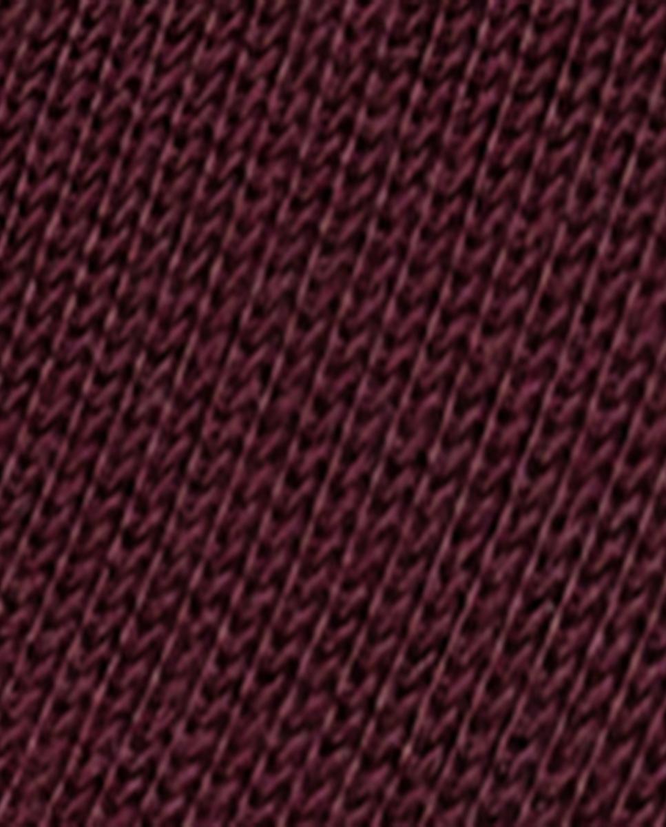 Meias pelo Tornozelo de Tencel Vermelho/Grená-6