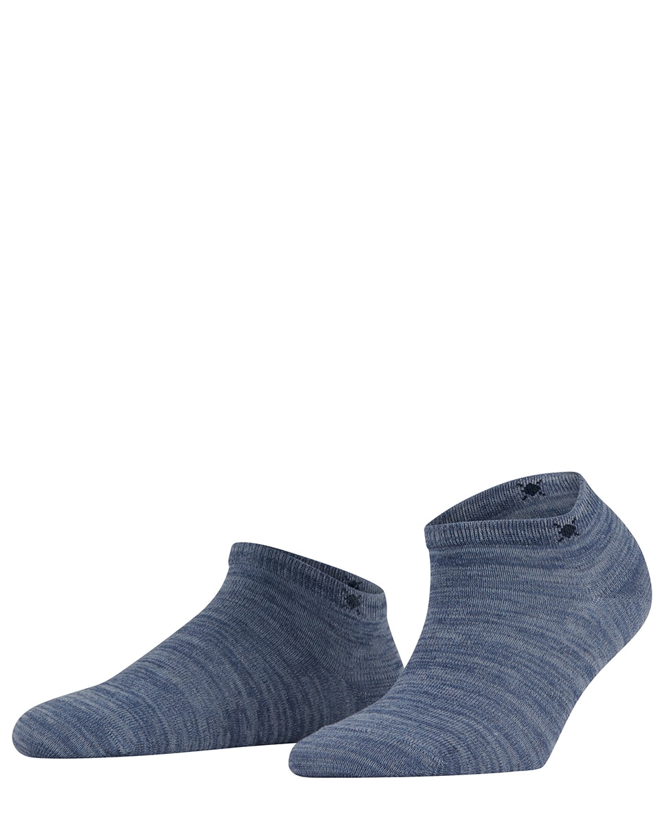 Meias Pelo Tornozelo Mescladas Azul-3