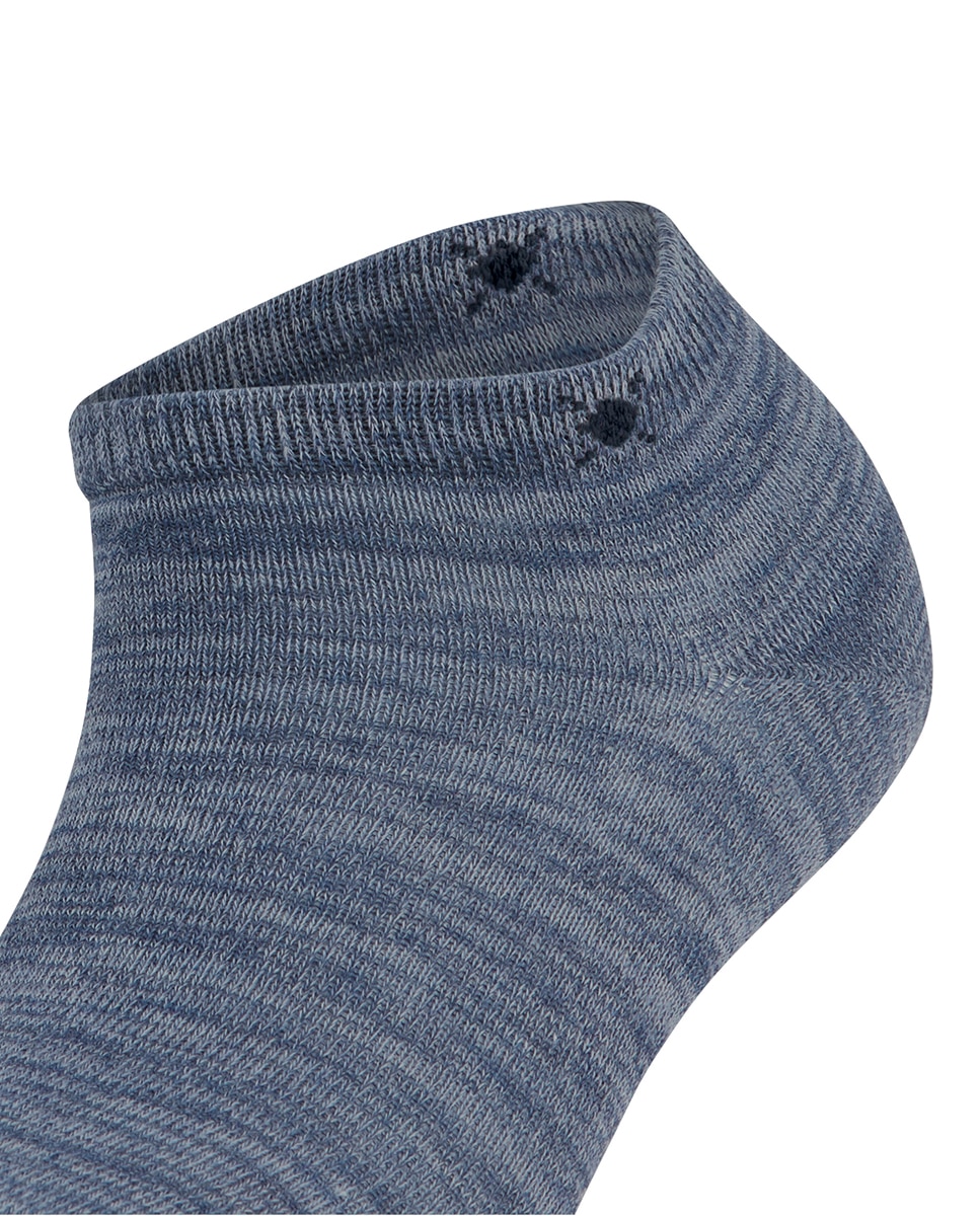 Meias Pelo Tornozelo Mescladas Azul-5