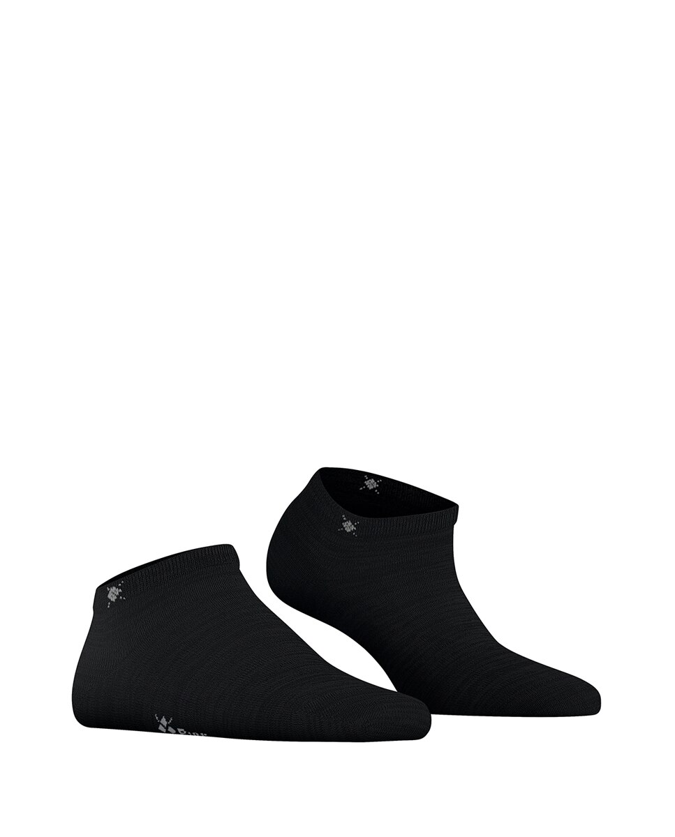 Imagen 0 de Calcetines tobilleros de mujer jaspeado Negro