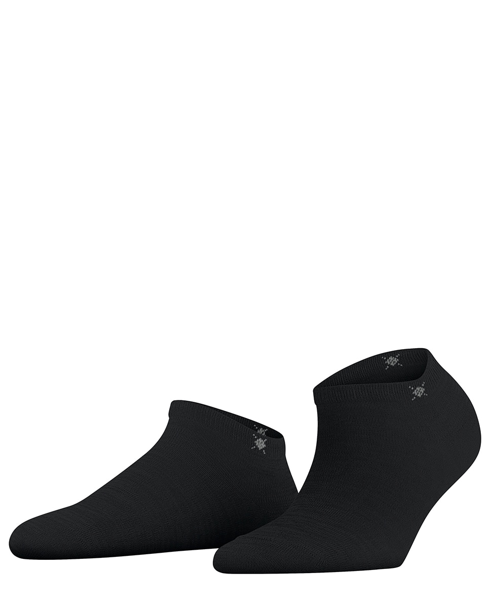 Calcetines tobilleros de mujer jaspeado - Burlington - Negro Negro-3