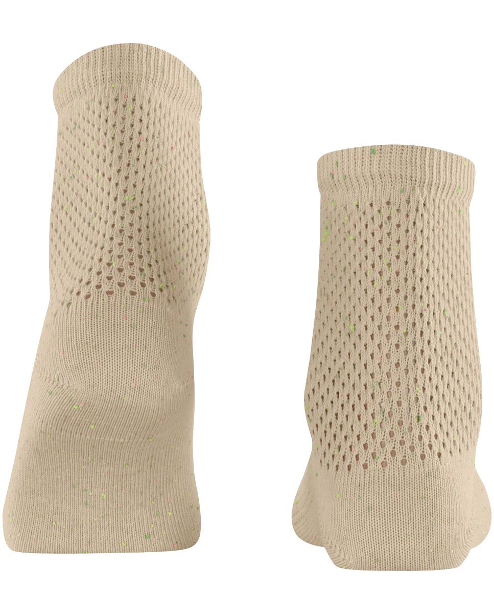 Meias pelo Tornozelo Rendadas Bege-2