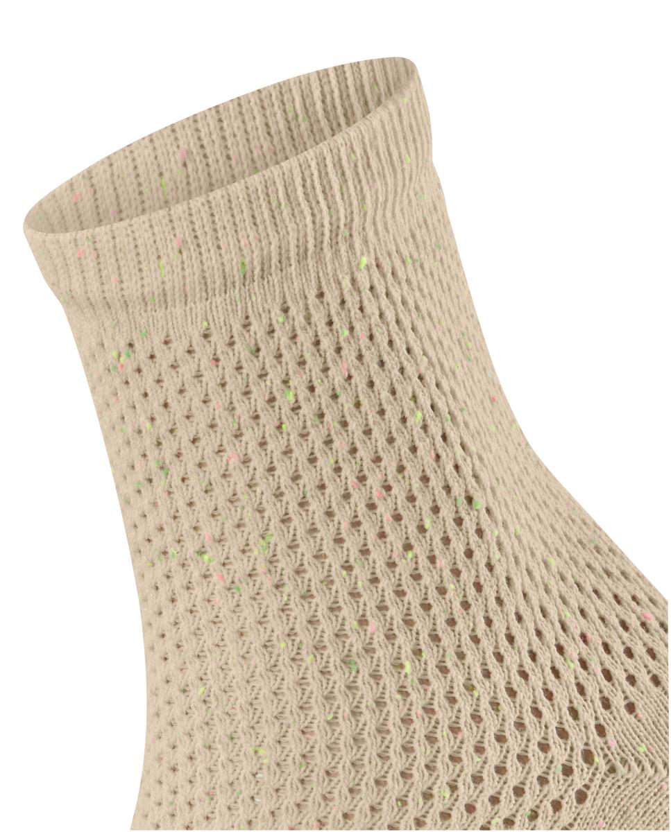 Meias pelo Tornozelo Rendadas Bege-5