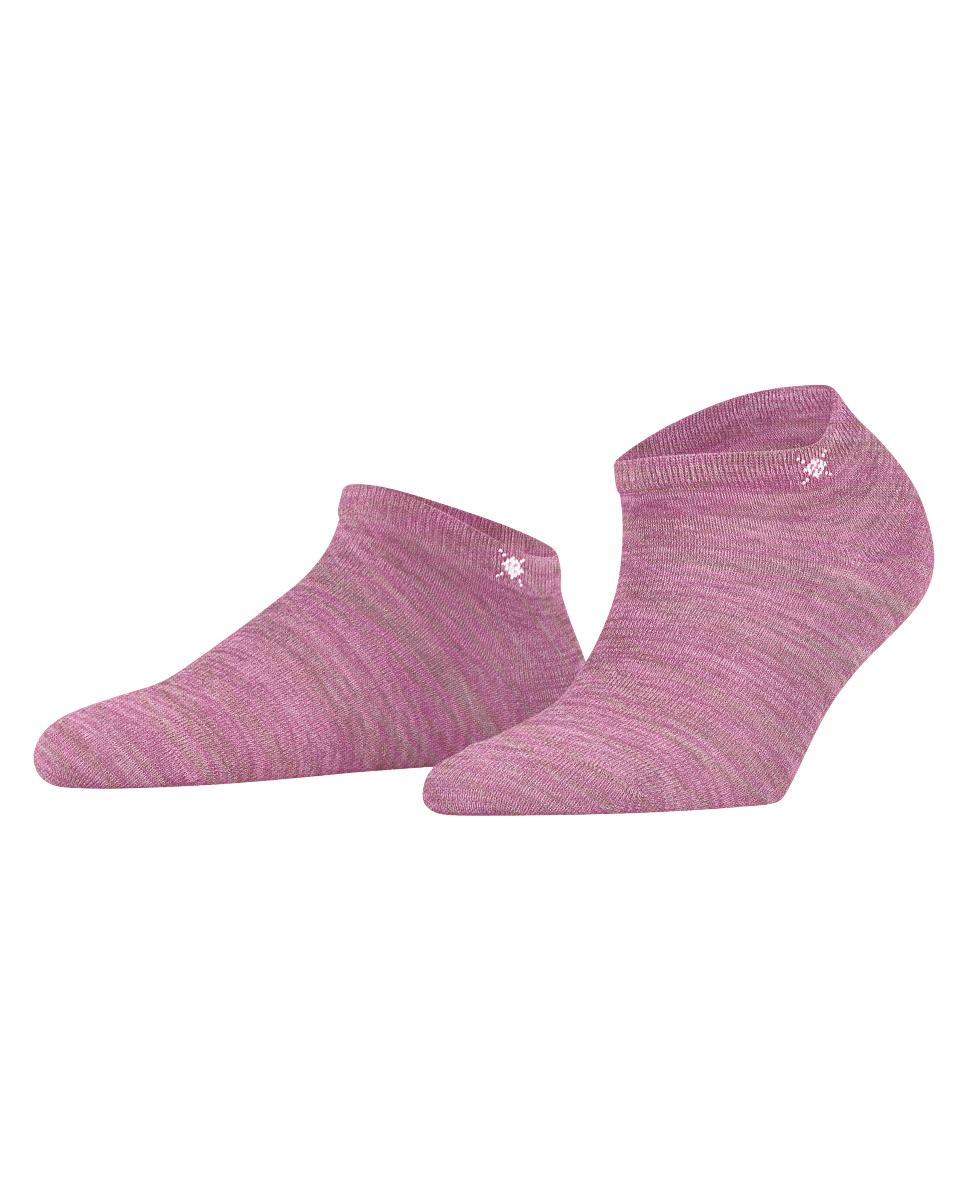 Meias Pelo Tornozelo Mescladas Rosa-3