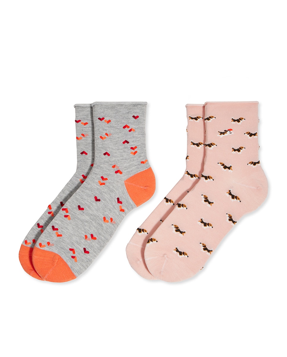 Imagem 0 de Multipack de meias pelo tornozelo com fantasia