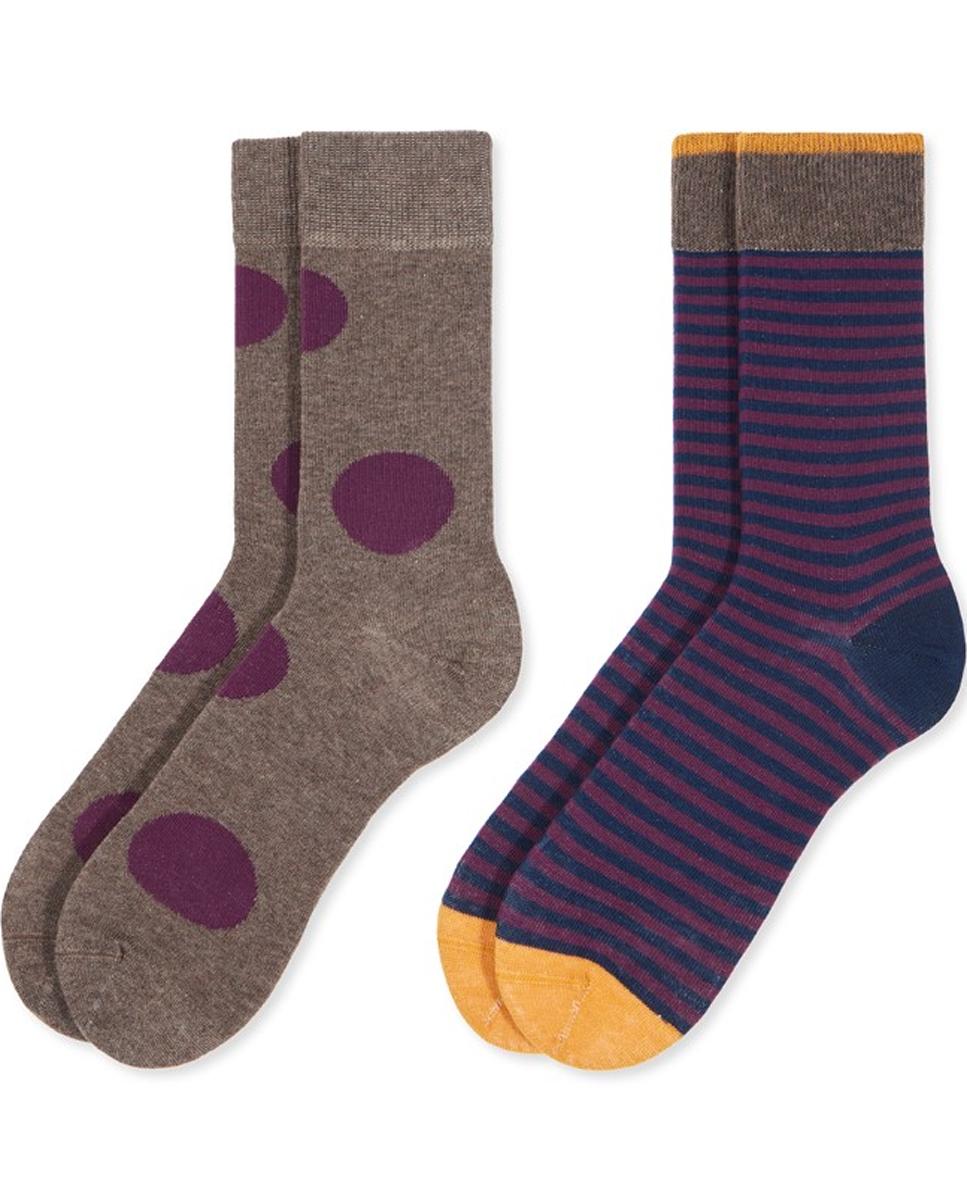 Imagem 0 de Pack de 2 Pares de Meias de Algodão Quente com Fantasia