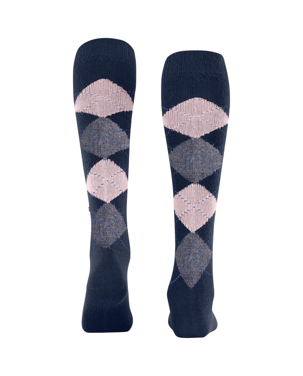 Imagen 2 de Calcetín alto de mujer Burlington con estampado de rombos - Multicolor Multicolor