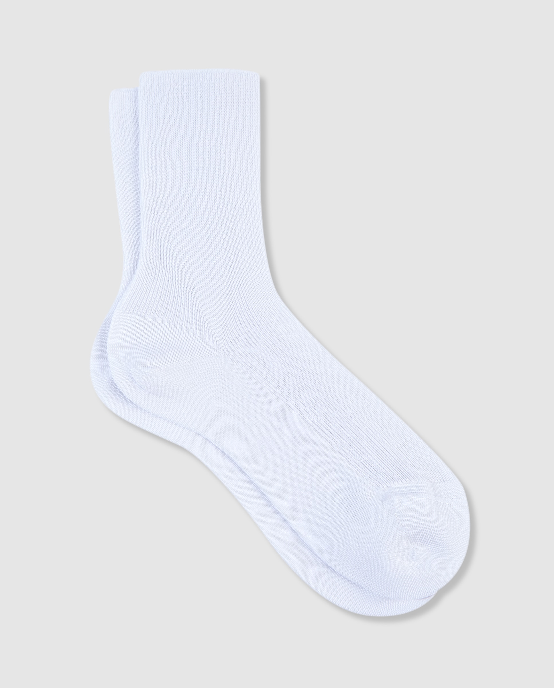 Imagem 0 de Meias Curtas de Algodão Mercerizado e Canelado - Antialérgico Produto Fabricado em Espanha.