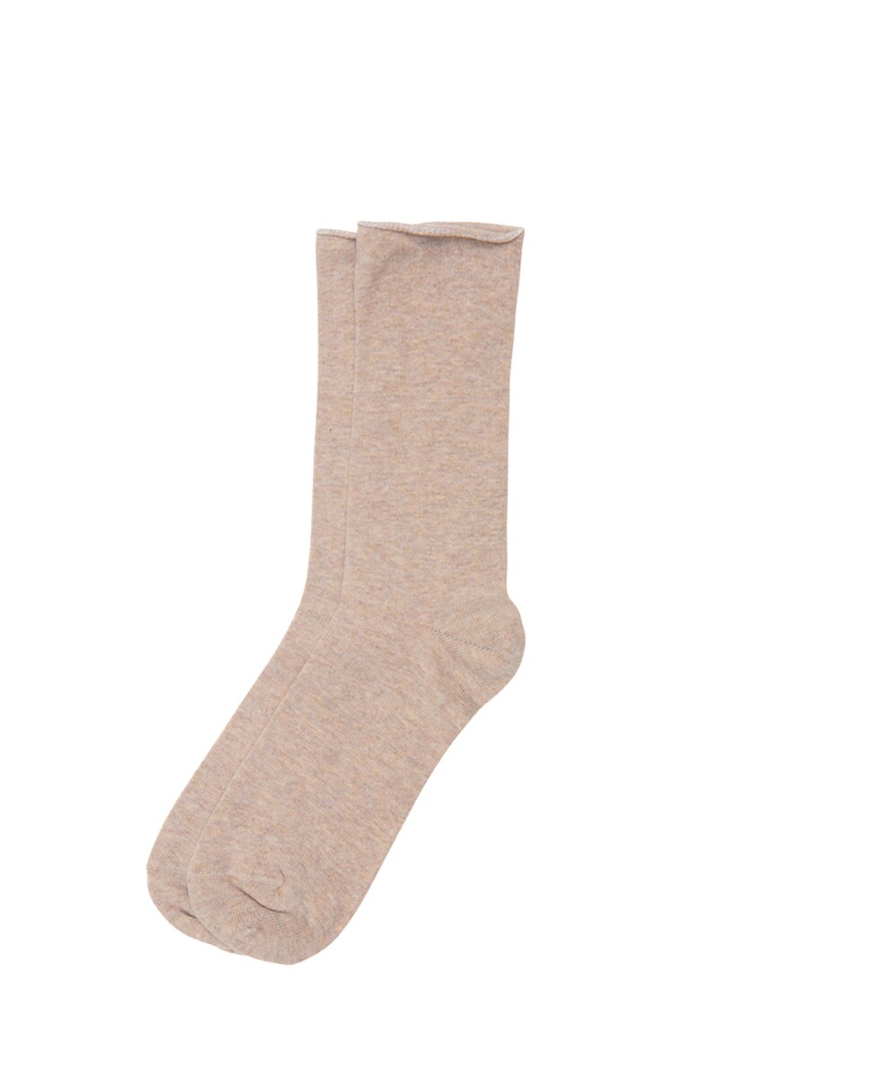 Imagen 0 de Pack de dos pares de calcetines de mujer Soxland lisos Marrón
