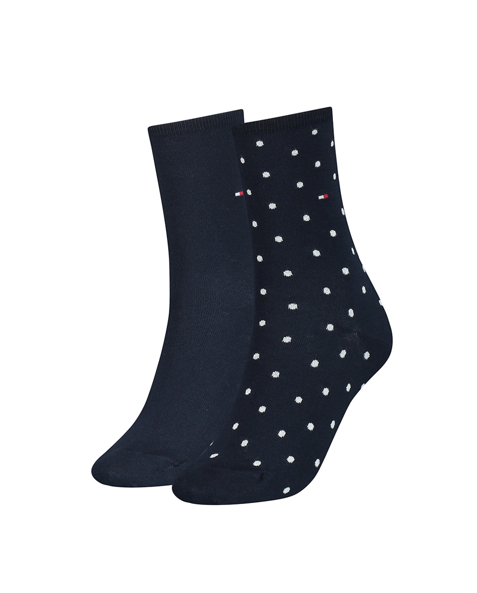 Pack calcetines de mujer Sock Dot topos - Tommy Hilfiger - Azul marino Azul marino-1
