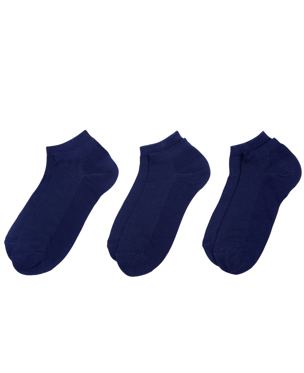 Imagem 0 de Pack de Três Pares de Meias pelo Tornozelo
