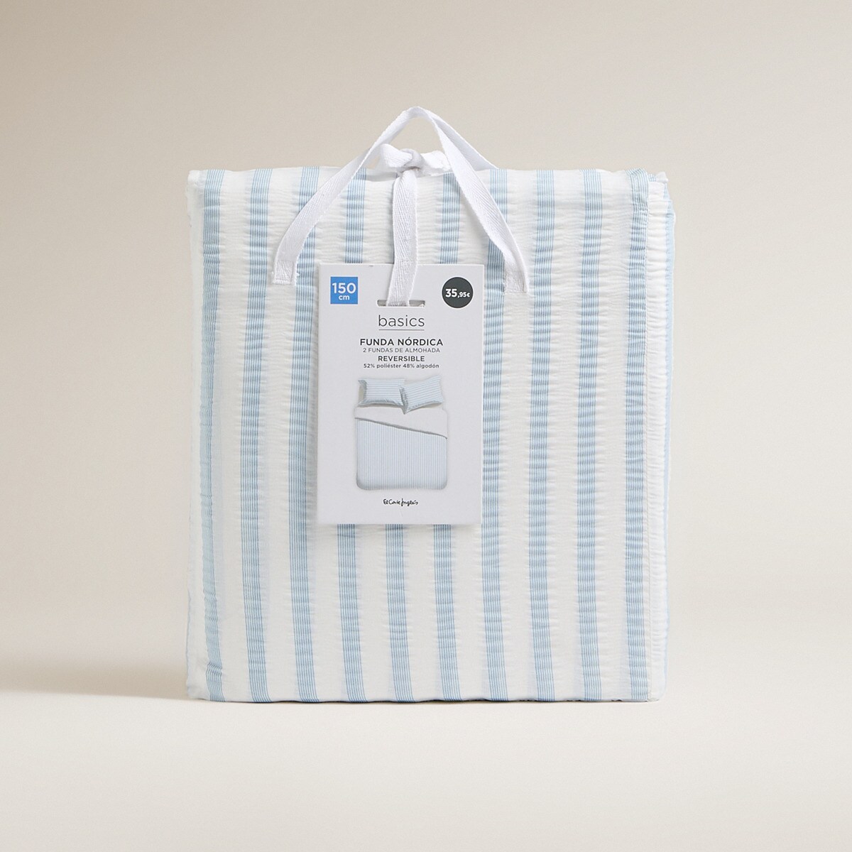 Juego de funda nórdica Guido Basics El Corte Inglés Azul-6