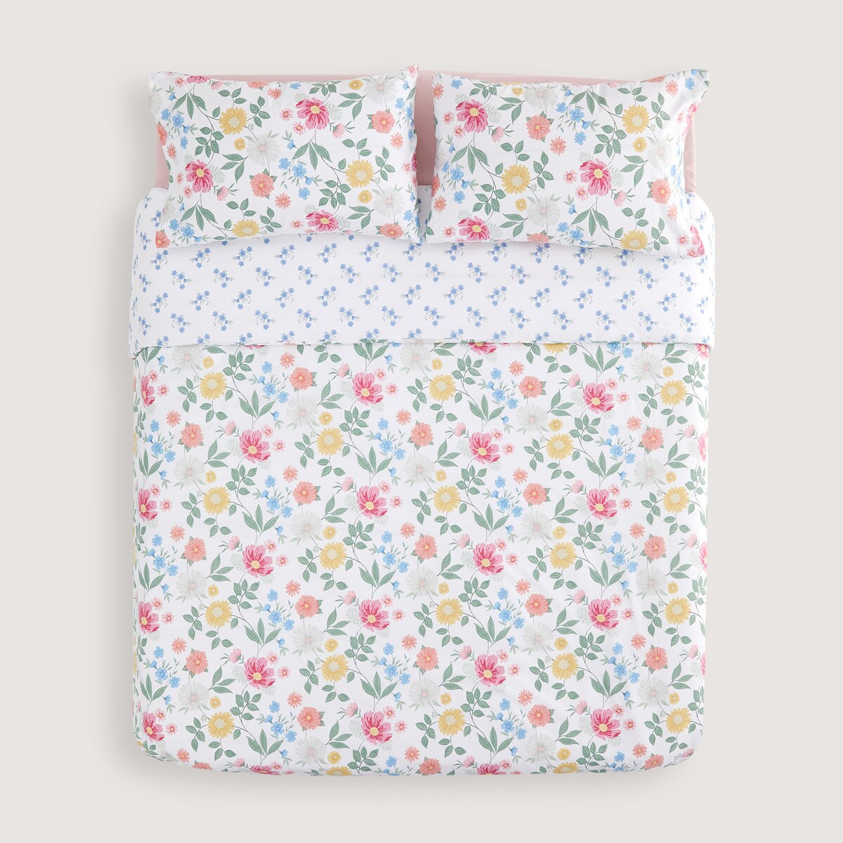 Conjunto de Capa de Edredão Wisteria Multicolor-3