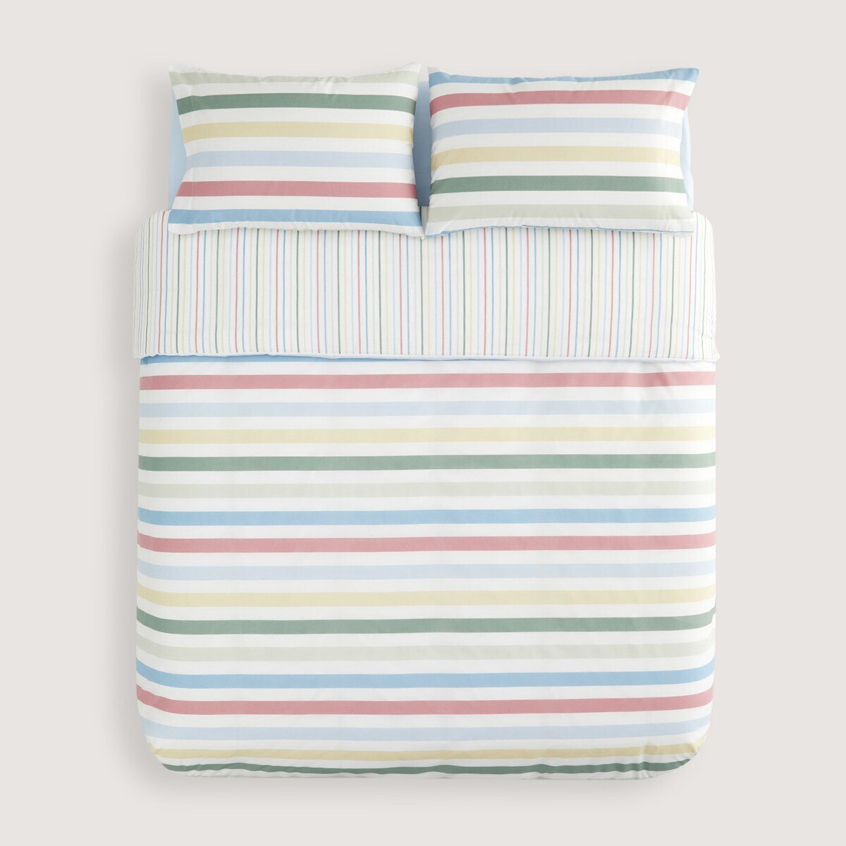Conjunto de Capa de Edredão Iris Multicolor-3