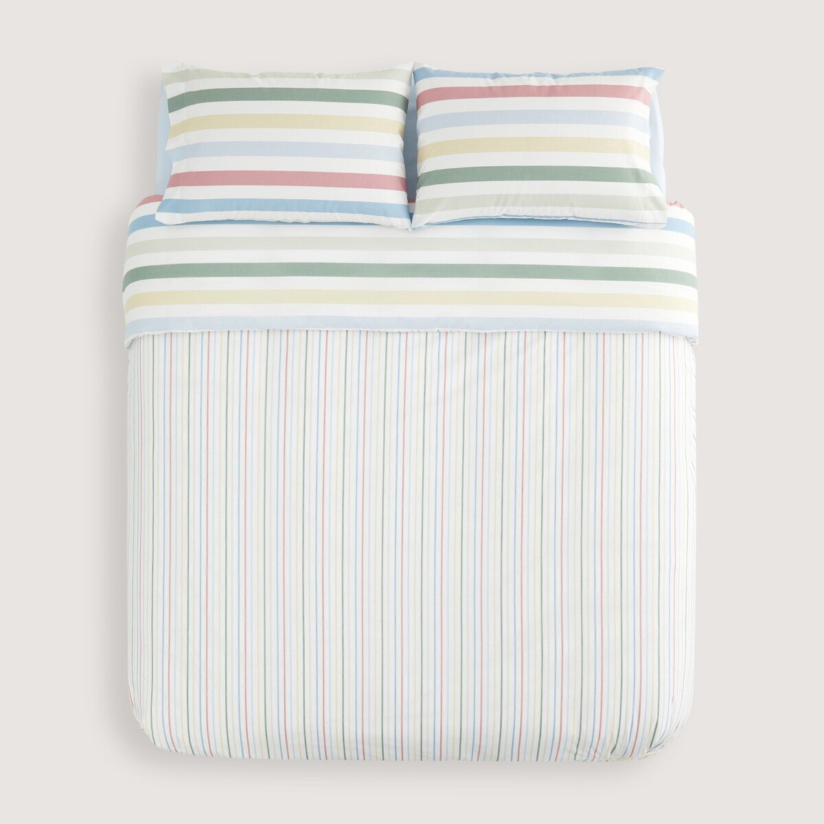Conjunto de Capa de Edredão Iris Multicolor-4