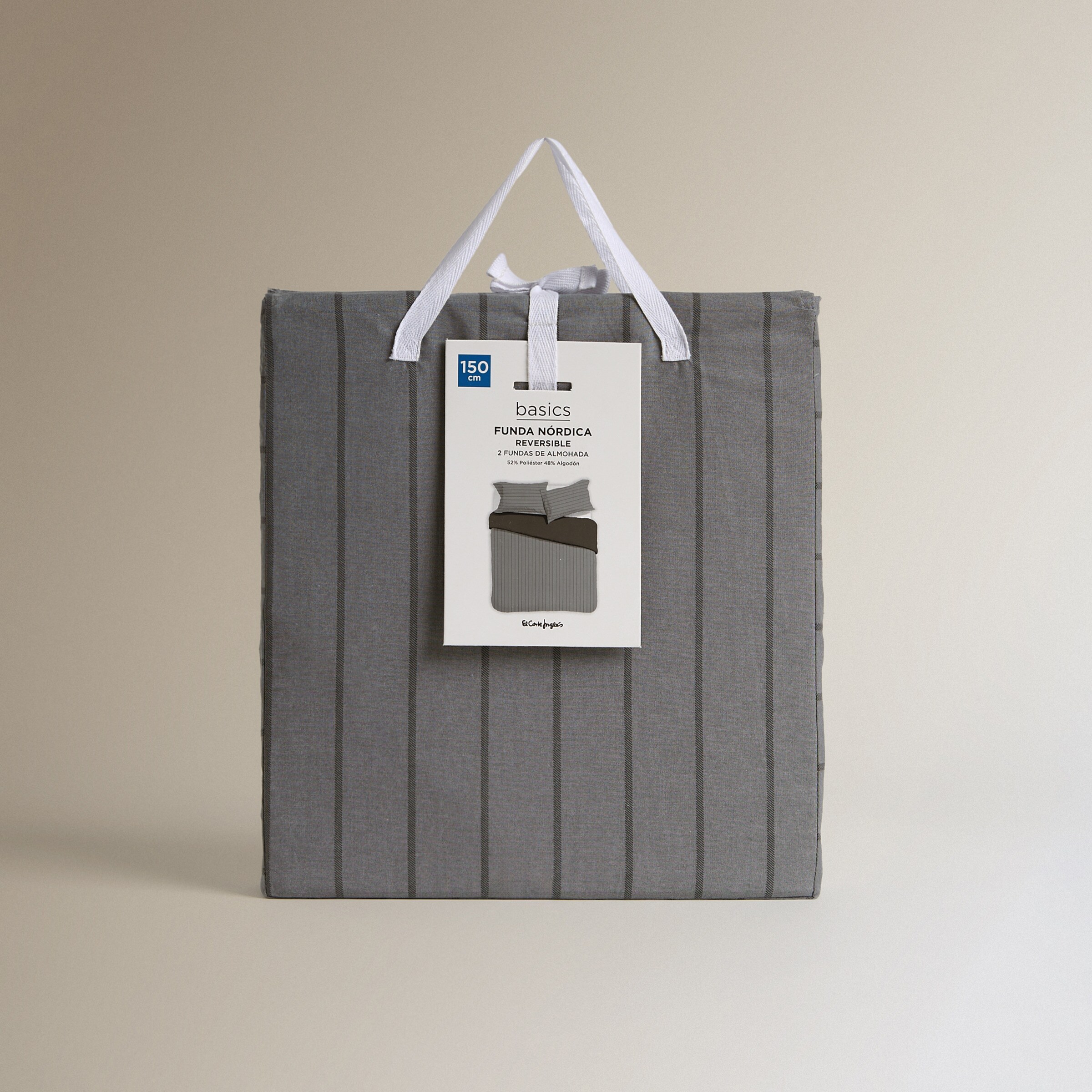 Juego de funda nórdica Raidat Gris-8